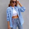 Color denim jacket Color denim jacket