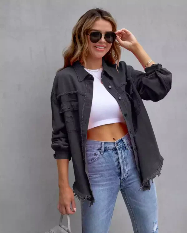 Color denim jacket Color denim jacket