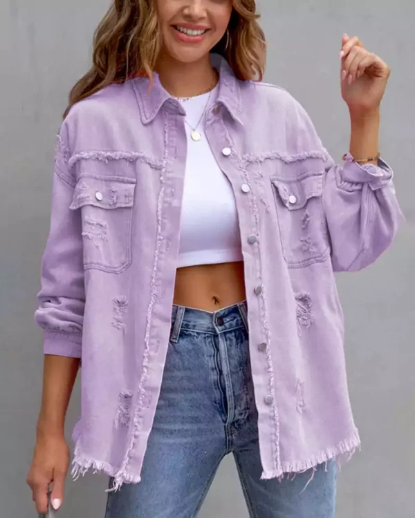 Color denim jacket Color denim jacket