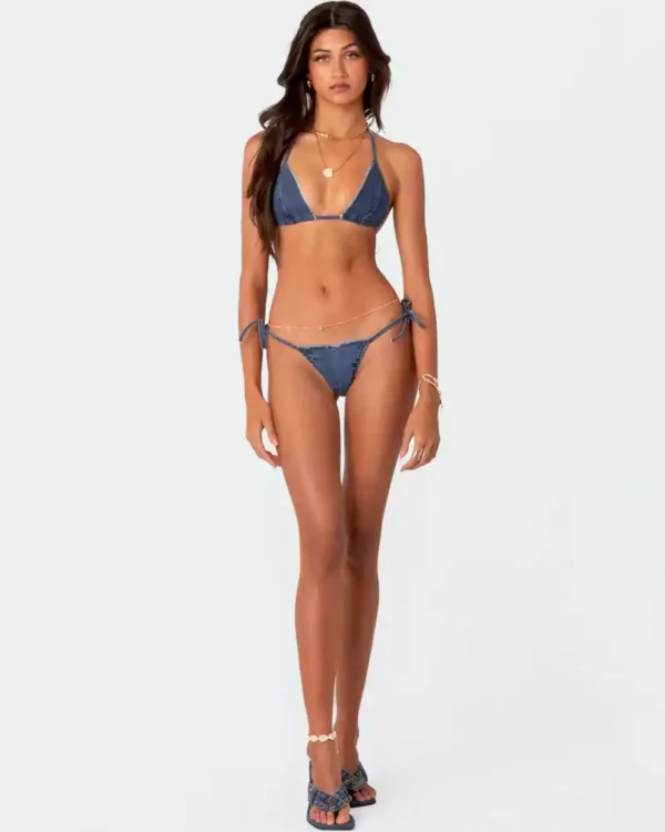 Denim bikini