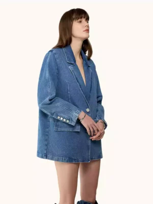 Denim blazer