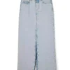 Denim maxi skirts