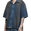 Denim mens shirt