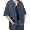 Denim mens shirt