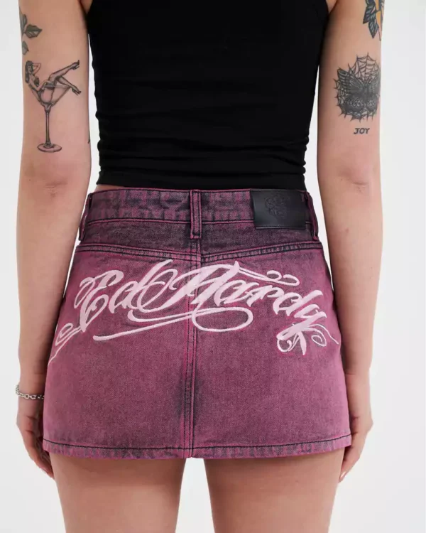 Denim short skirts for women