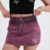 Denim short skirts for women
