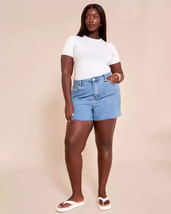 High waisted denim shorts women High waisted denim shorts women