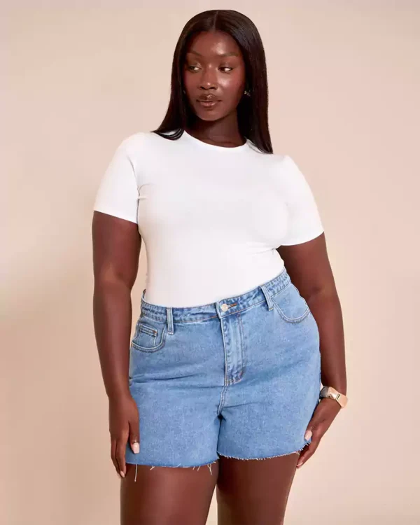 High waisted denim shorts women High waisted denim shorts women