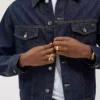 Indigo denim jacket mens