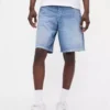 Mens denim baggy shorts