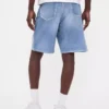Mens denim baggy shorts