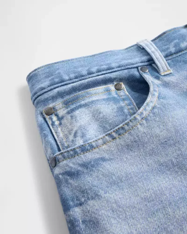 Mens denim baggy shorts