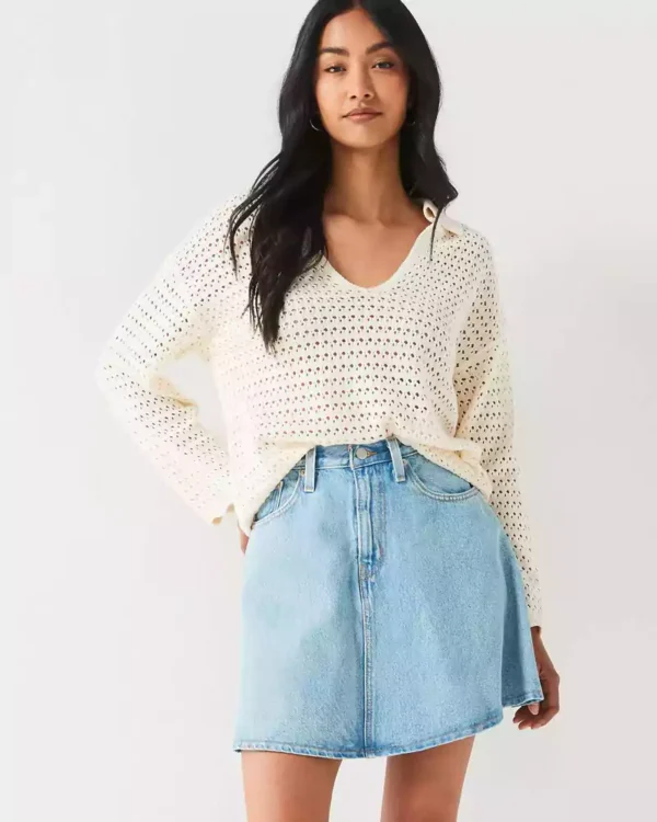 Mini skirt denim