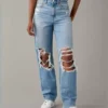 Ripped denim jeans for women Ripped denim jeans for women