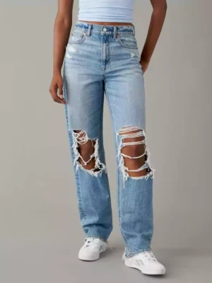 Ripped denim jeans for women Ripped denim jeans for women
