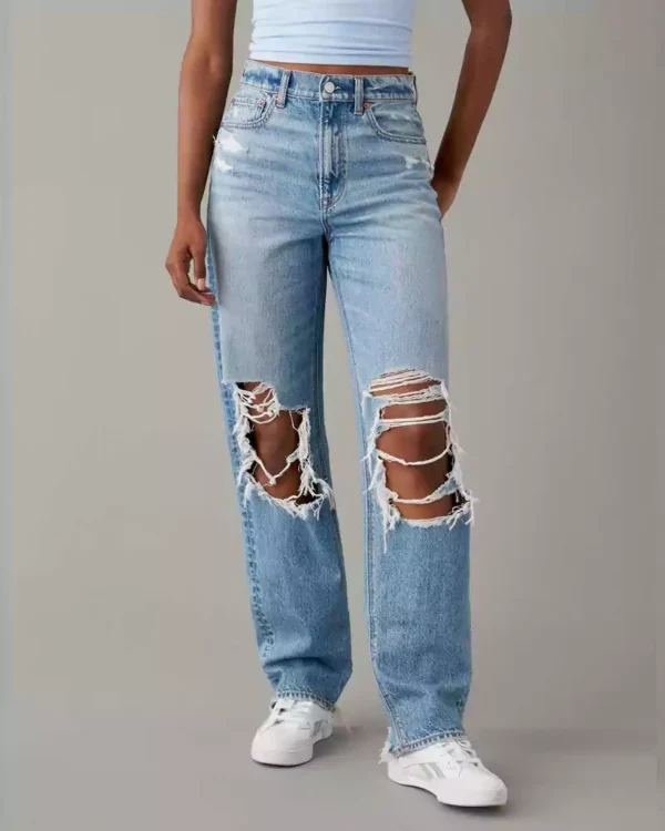 Ripped denim jeans for women Ripped denim jeans for women