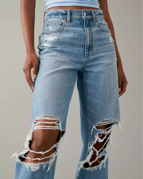 Ripped denim jeans for women Ripped denim jeans for women