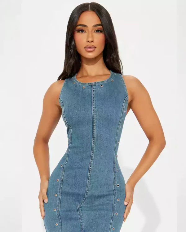 Sexy denim dress