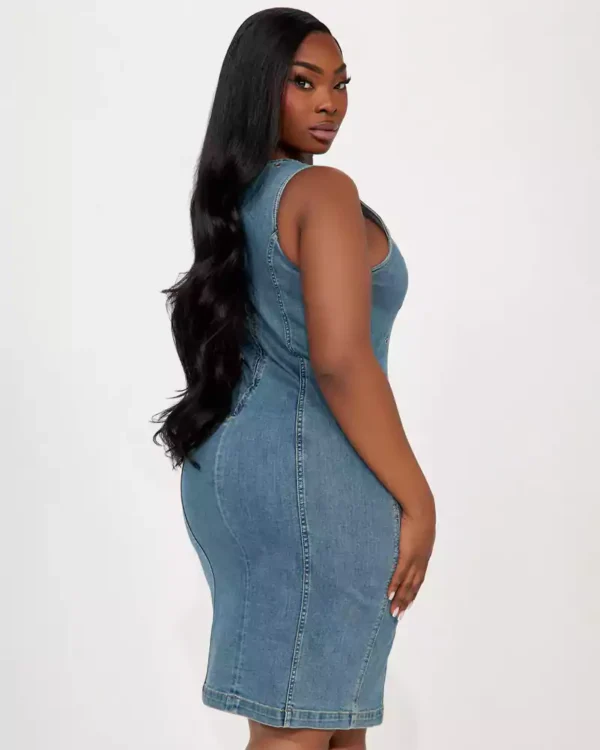 Sexy denim dress