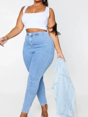 Skinny jeans Plus sized women's Skinny jeans