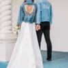 bridal denim jacket