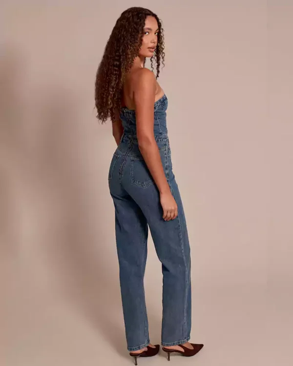 womens denim jumpsuit Womens denim jumpsuit