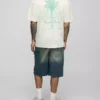 Denim baggy shorts mens