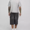 Denim baggy shorts mens