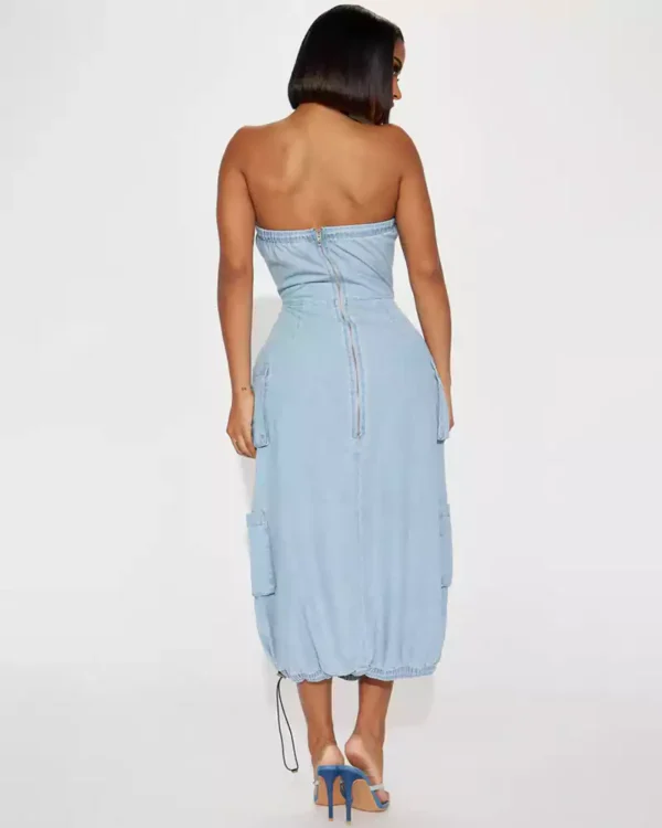 Denim dress light