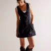 Denim pinafore dress