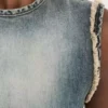 Denim sleeveless dress