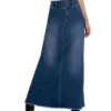 Ladies long denim skirts