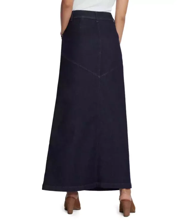 Ladies long denim skirts