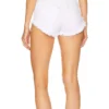 Womens white denim shorts