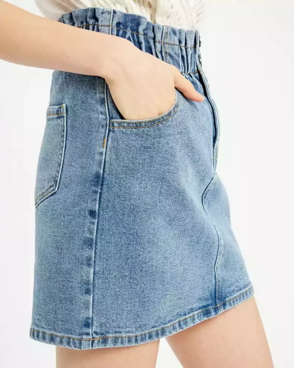 Abrand mini denim skirt