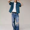 Baggy fit denim jeans