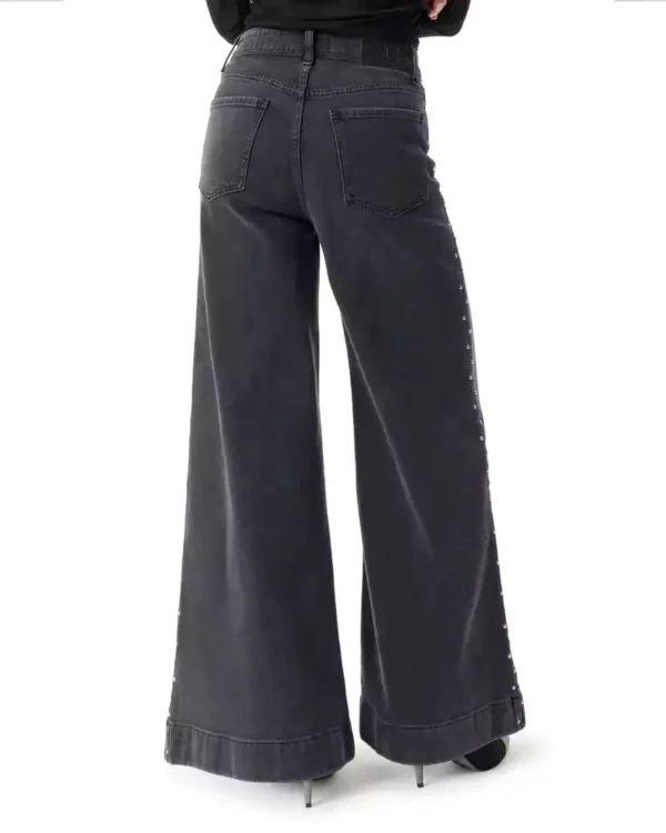 Black high waist denim