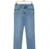 Blue denim straight leg jeans