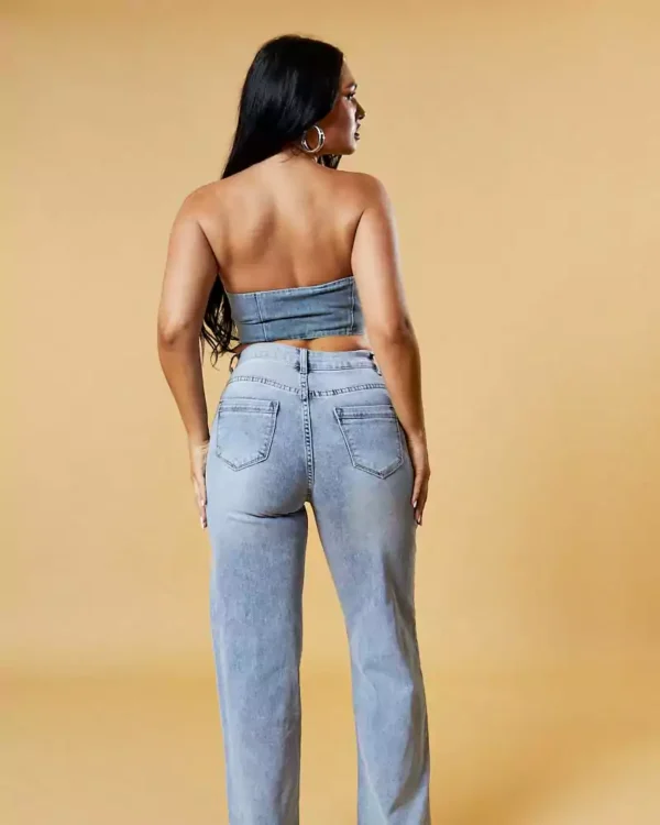Cropped denim