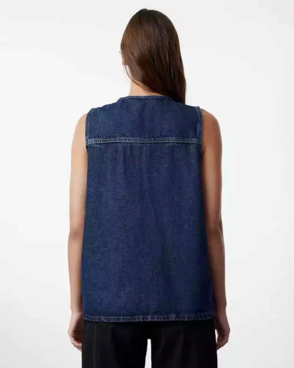 Dark denim tops