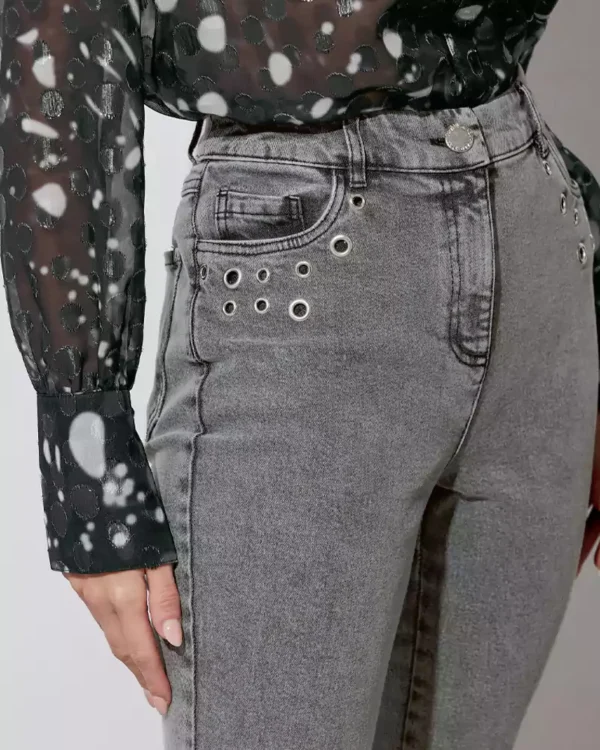 Denim boyfriend jeans