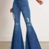 Denim flare jeans