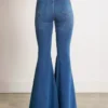 Denim flare jeans