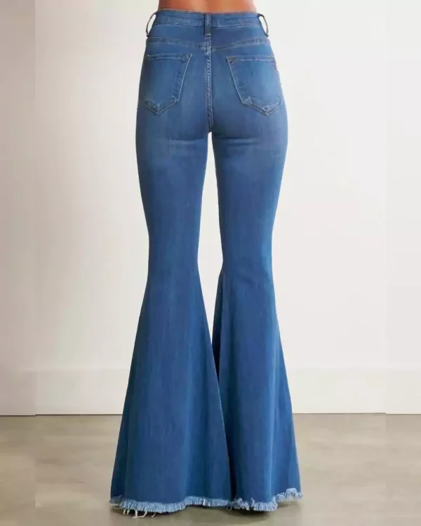 Denim flare jeans