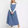 Denim plus size dresses