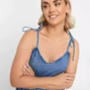 Denim plus size dresses