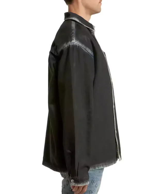 Denim shirt jacket mens