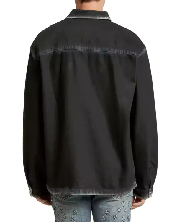 Denim shirt jacket mens