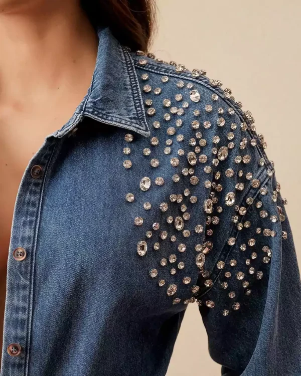 Denim shirt long sleeve