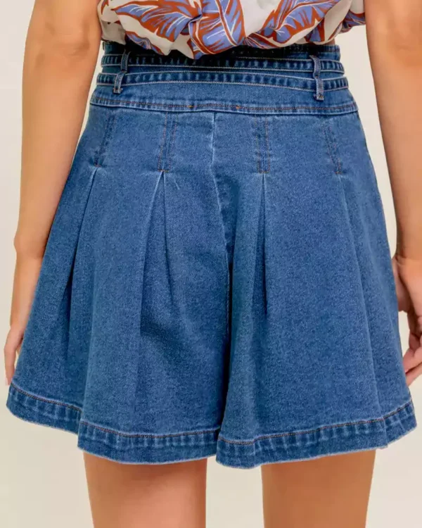 Denim skort free people